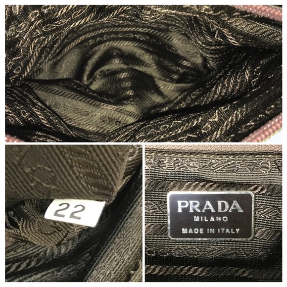 Prada Dark Khaki Green Nylon Shoulder Bag - Picture 10 of 10